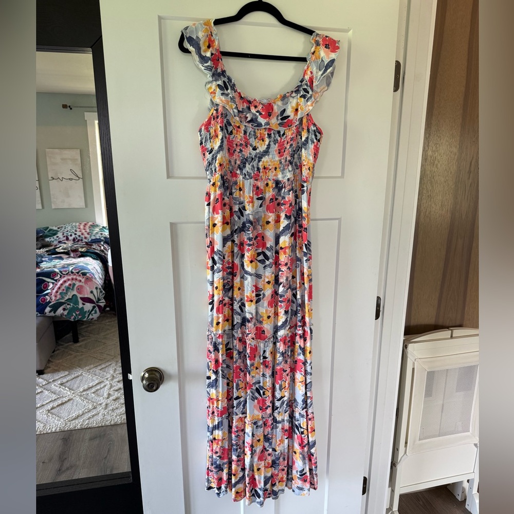 Isabel maternity maxi dress